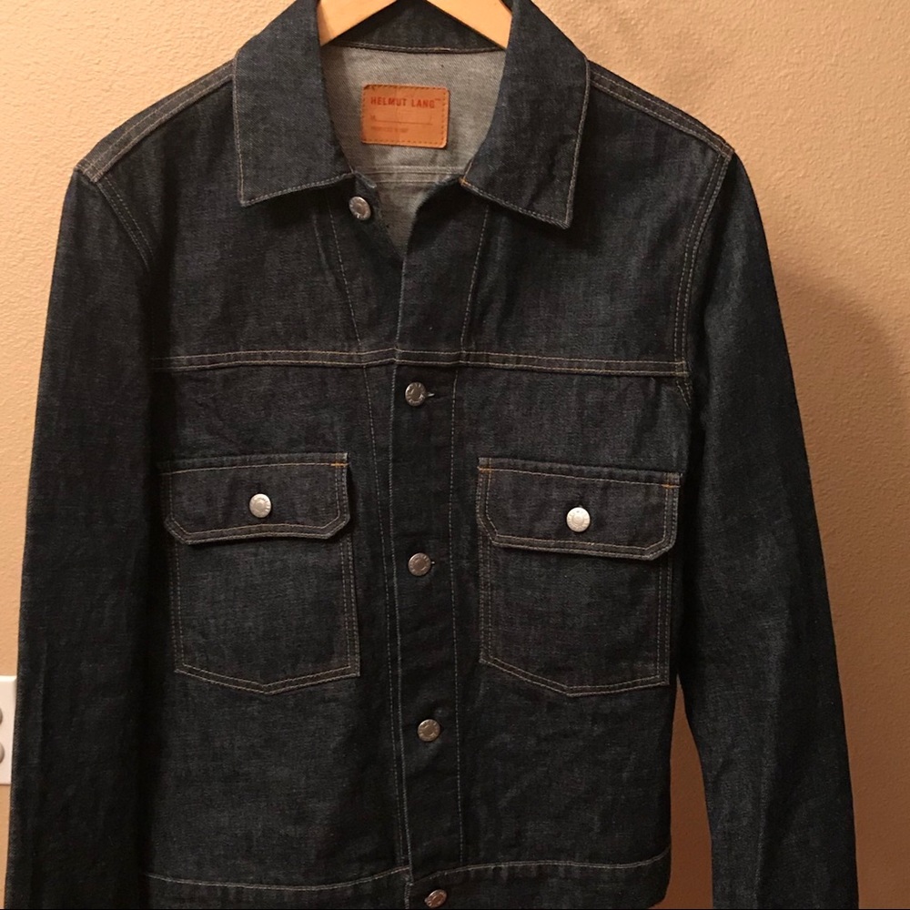 ⭐️Rare⭐️Helmet Lang vintage 1997 denim jean jacket